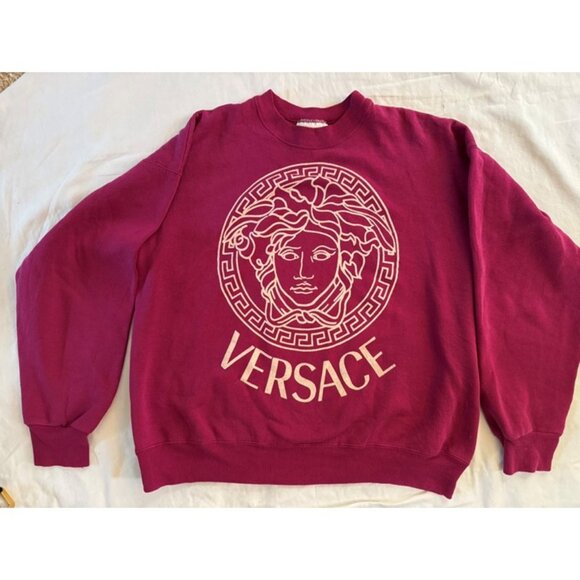 "VERSACE" Vintage Hanes Sweatshirt M - Picture 3 of 7